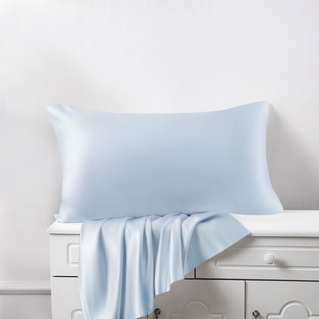 Baby Blue Envelope 22 Momme Mulberry Silk Pillowcase