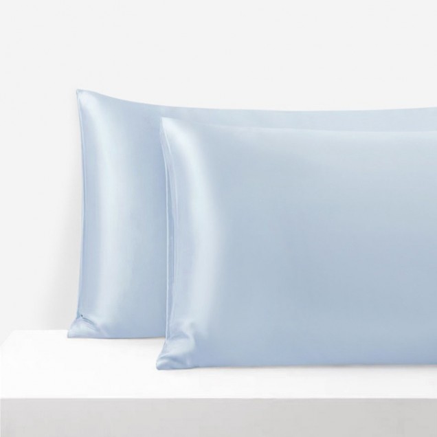 Baby Blue Envelope 22 Momme Mulberry Silk Pillowcase