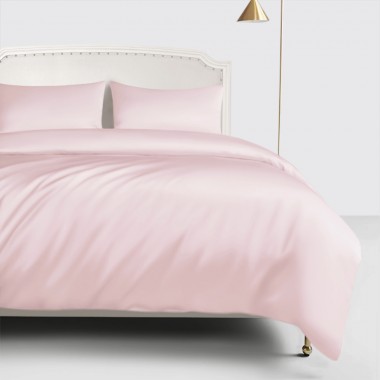 Baby Pink 22 Momme Mulberry Silk Duvet Cover