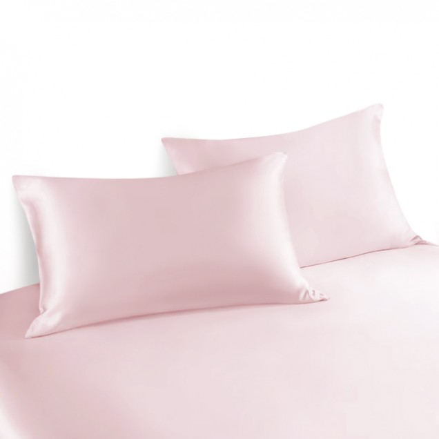 Baby Pink Envelope 22 Momme Mulberry Silk Pillowcase