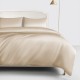 Beige 22 Momme Mulberry Silk Duvet Cover