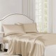 Beige 22 Momme Mulberry Silk Flat Sheet