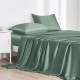 Celadon Green 22 Momme Mulberry Silk Flat Sheet