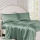 Celadon Green 22 Momme Mulberry Silk Flat Sheet