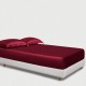 Claret 22 Momme Mulberry Silk Fitted Sheet