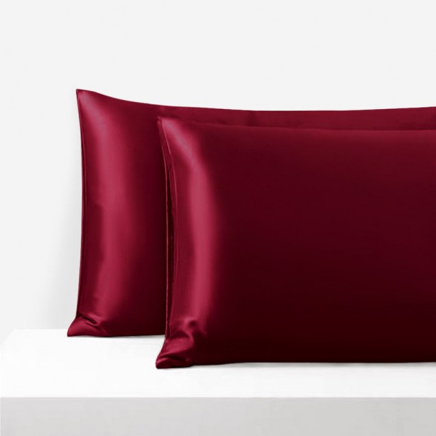 Claret Envelope 22 Momme Mulberry Silk Pillowcase