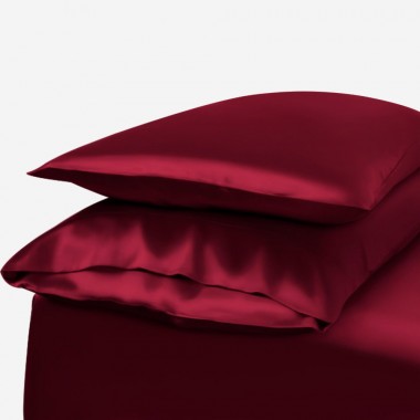 Claret Envelope 22 Momme Mulberry Silk Pillowcase