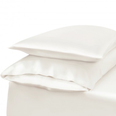 Ivory Envelope 22 Momme Mulberry Silk Pillowcase