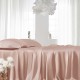 Pearl Pink 22 Momme Mulberry Silk Fitted Sheet