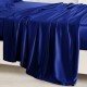 Royal Blue 22 Momme Mulberry Silk Flat Sheet