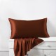 Rust Red Envelope 22 Momme Mulberry Silk Pillowcase