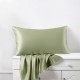 Sage Green Envelope 22 Momme Mulberry Silk Pillowcase