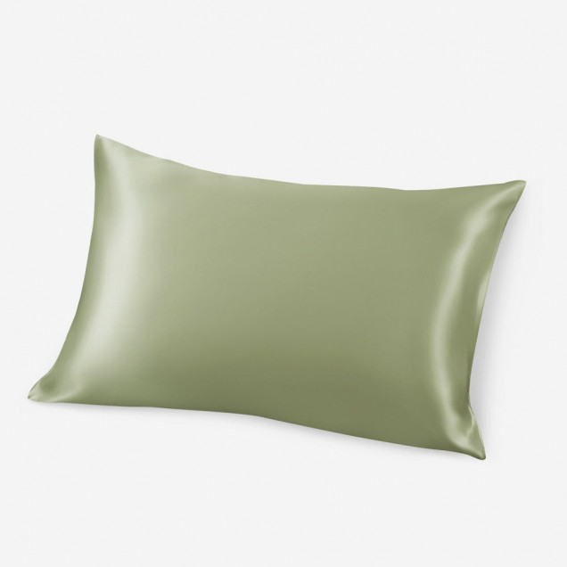 Sage Green Envelope 22 Momme Mulberry Silk Pillowcase