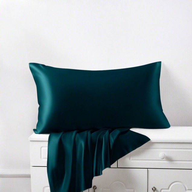 Teal Envelope 22 Momme Mulberry Silk Pillowcase