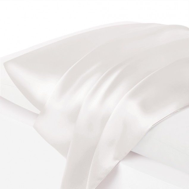 White Envelope 22 Momme Mulberry Silk Pillowcase